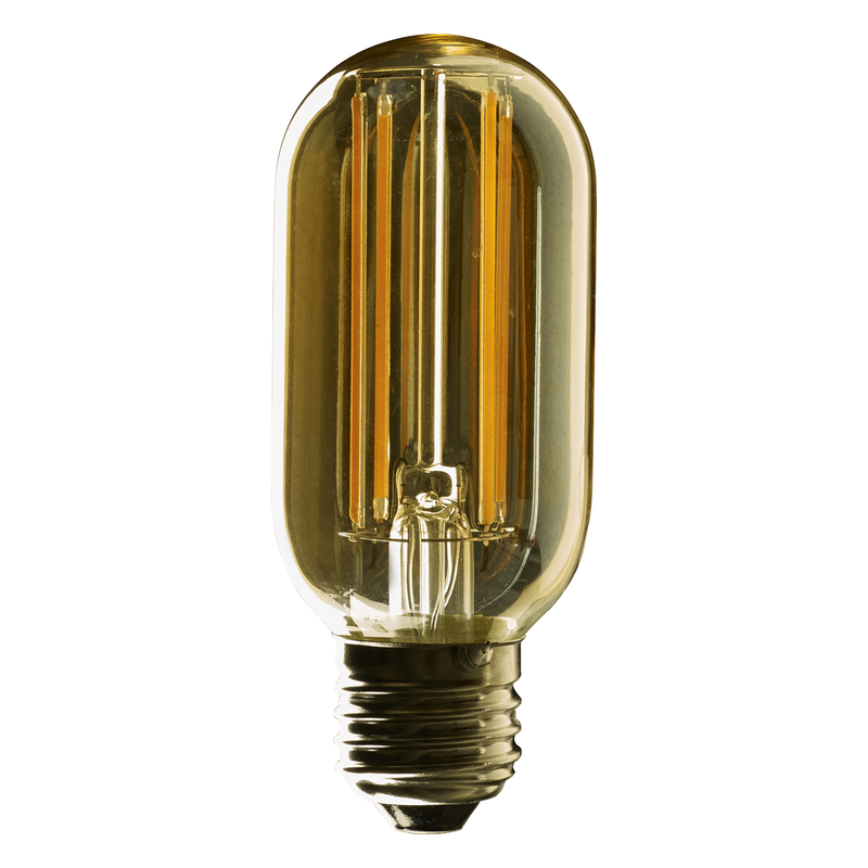 4W T45 tubular vintage LED filament dimmable lamp
