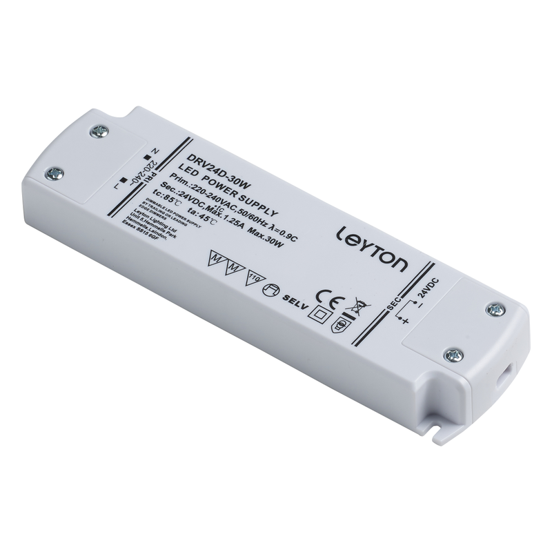 24V 30W dimmable LED driver with JB6 junction block
