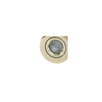 Brass fixed fire rated downlight
