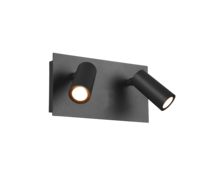 Tunga Double External Wall Light - Anthracite 